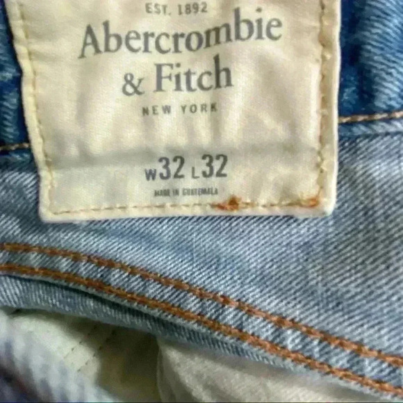 Abercrombie & Fitch denim factory distressed button fly skinny jean - Picture 4 of 4